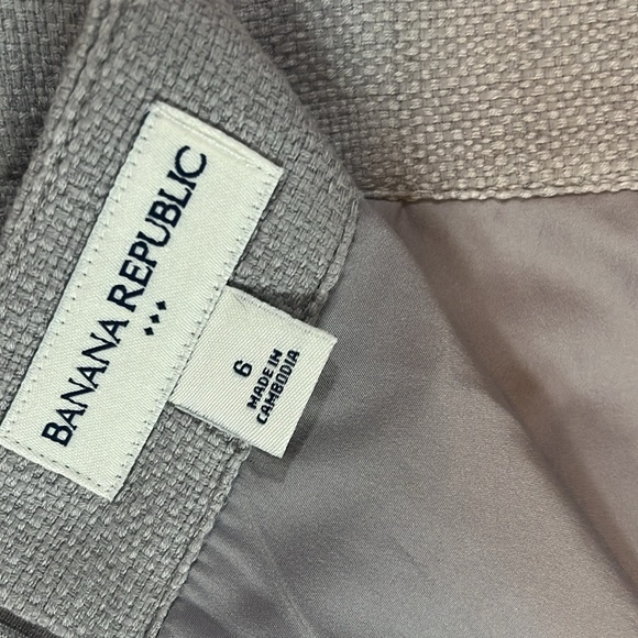 Vintage banana republic, pencil skirt, size 6, gray - Picture 5 of 7